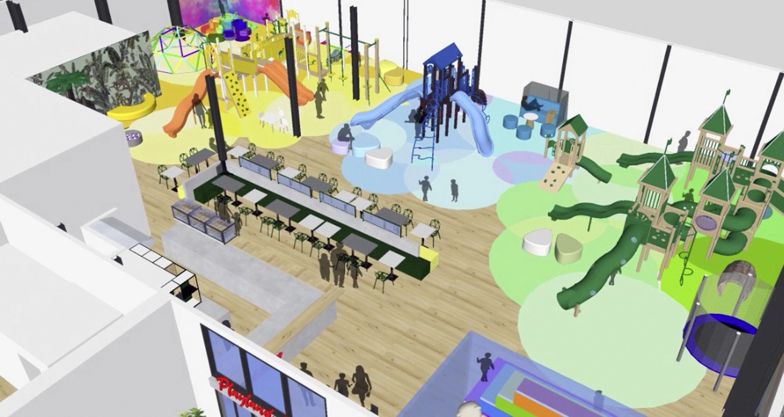 So präsentiert Asmir Murtezi seine Pläne für den Indoor-Spielplatz an der Romanshornerstrasse in Arbon.