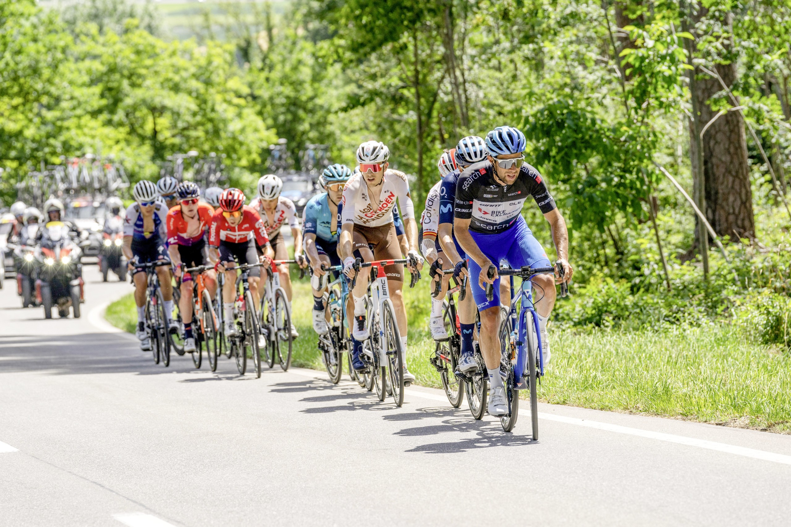 183,5 Kilometer und 2517 Höhenmeter legen die Fahrer der Tour de Suisse am Samstag, 17. Juni, auf der 7. Etappe von Tübach bis Weinfelden zurück.