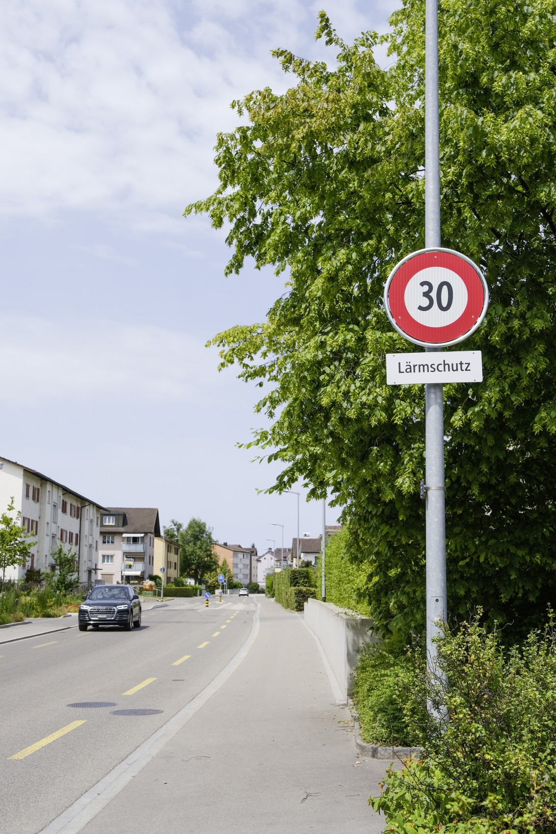 Mehr Ruhe für die Anwohner der Landquartstrasse dank Tempo 30.