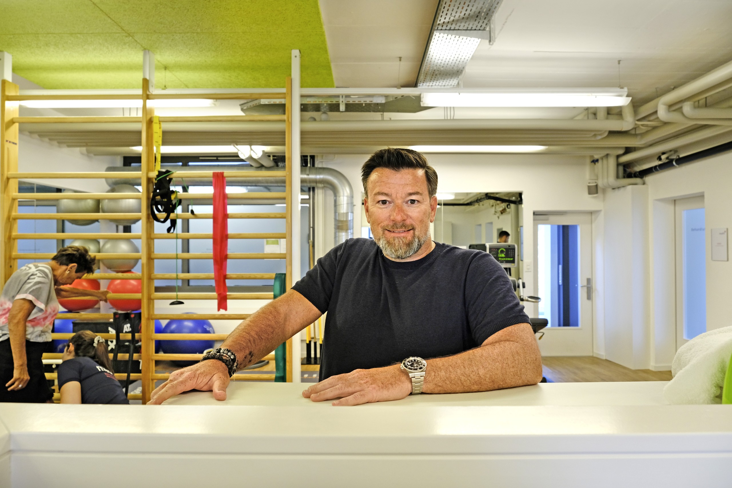 Peter Roth, Gründer der Firma «Medfit», in seiner Praxis in Roggwil.