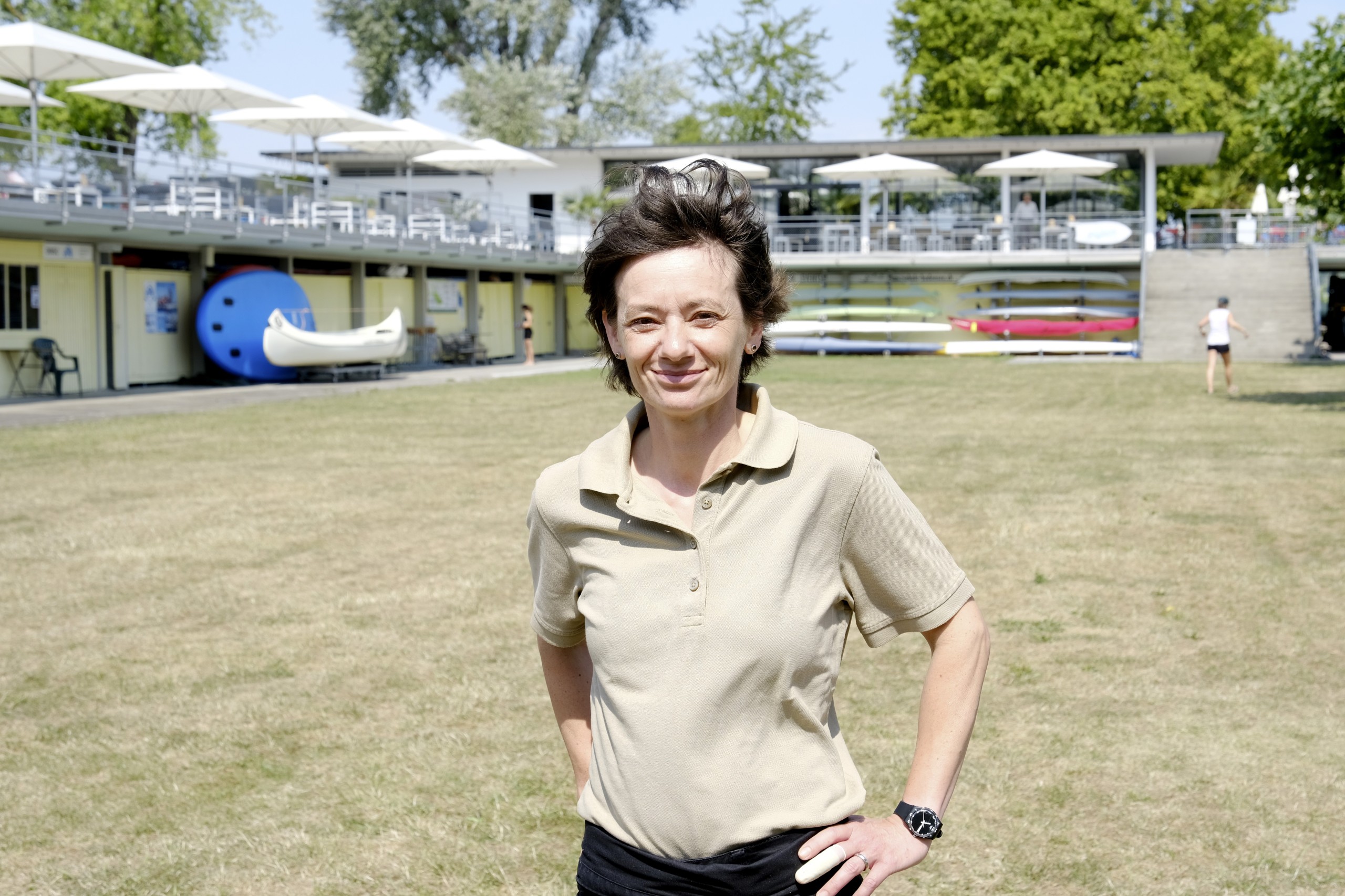 Seit acht Jahren leitet Verena Eggeberger das Restaurant Strandbad Buchhorn.