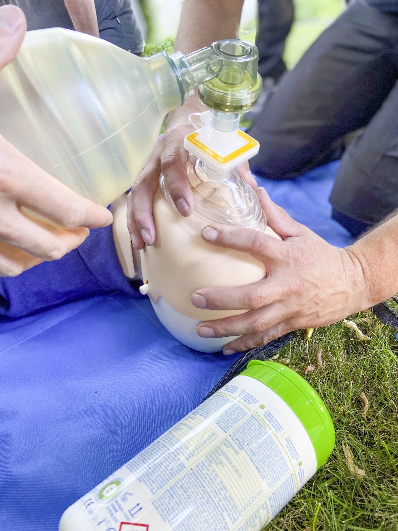 Die First Responder üben in regelmässigen Abständen für Notfallsituationen.
