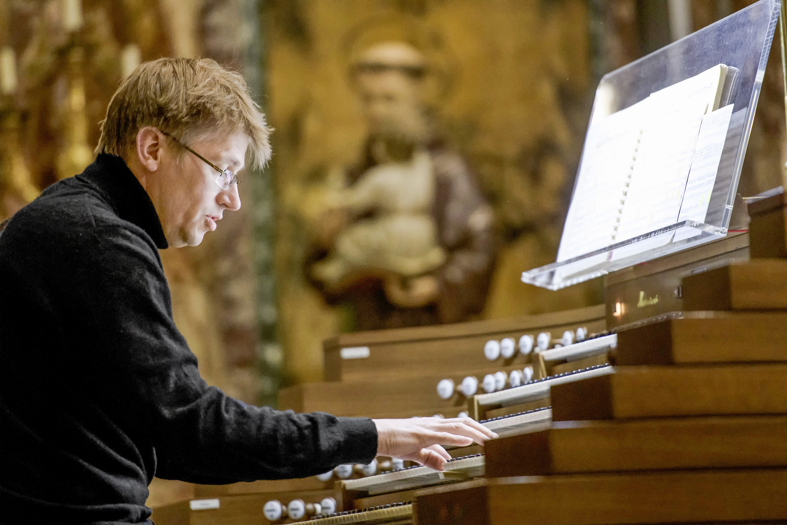 Andreas Jost hat sich das Orgelspiel zur Lebensaufgabe gemacht.