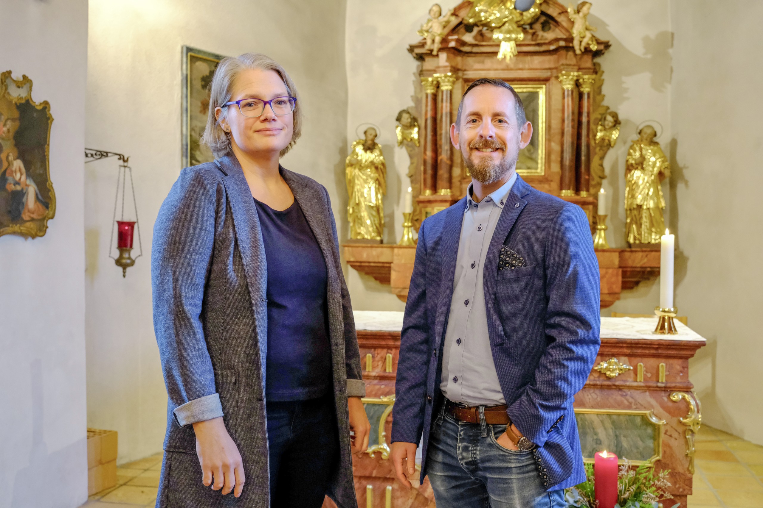 Auch sie zweifeln ab und an, dennoch bleibt Kirche für Simone und Tobias Zierof Hoffnung.