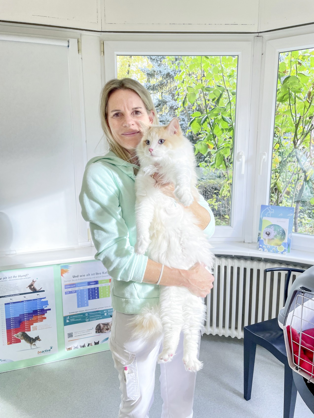 Gyselle van den Hurk in ihrer «Tierklinik am See» in Rorschach.