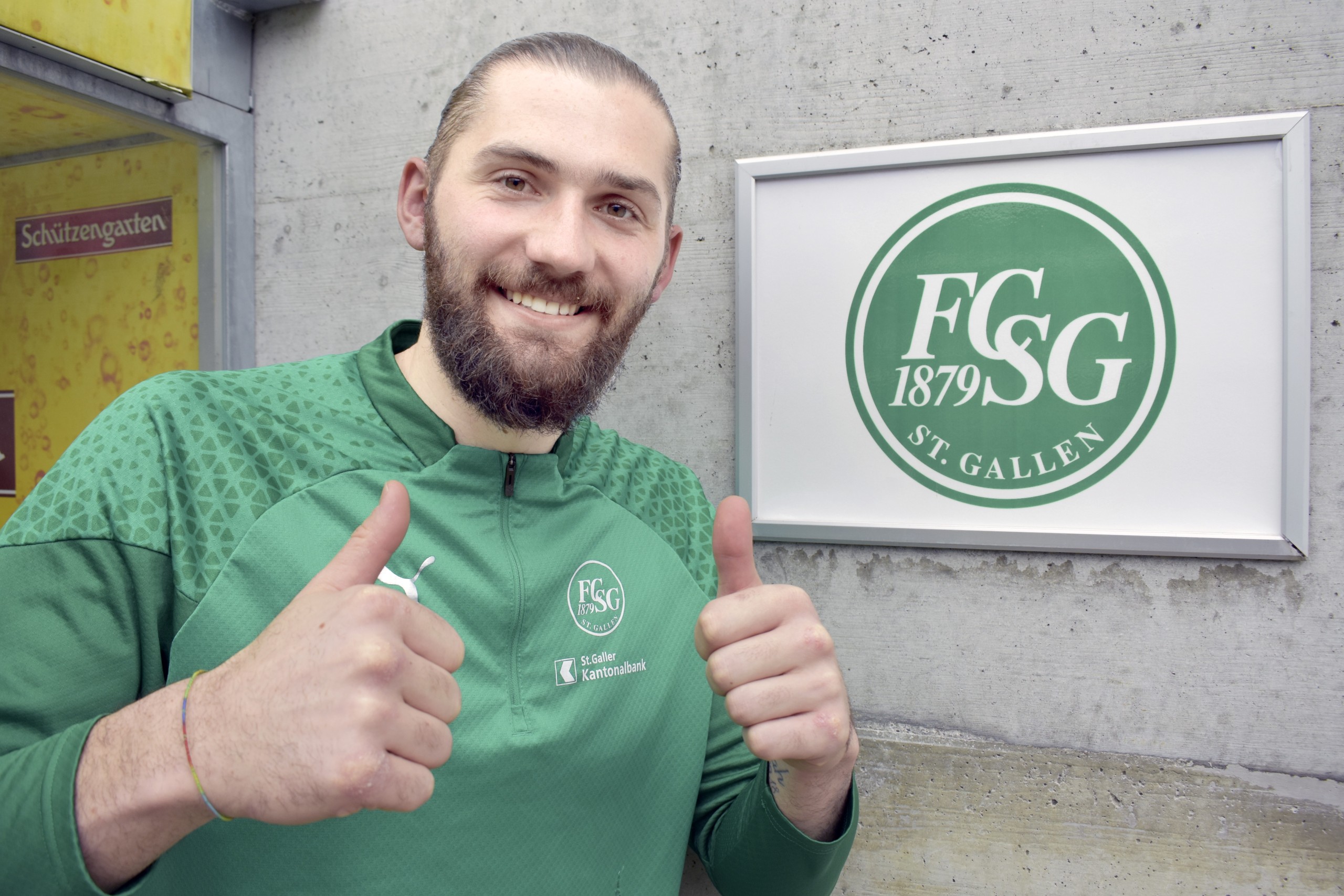 Fühlt sich wohl beim FC St. Gallen: Lukas Watkowiak.