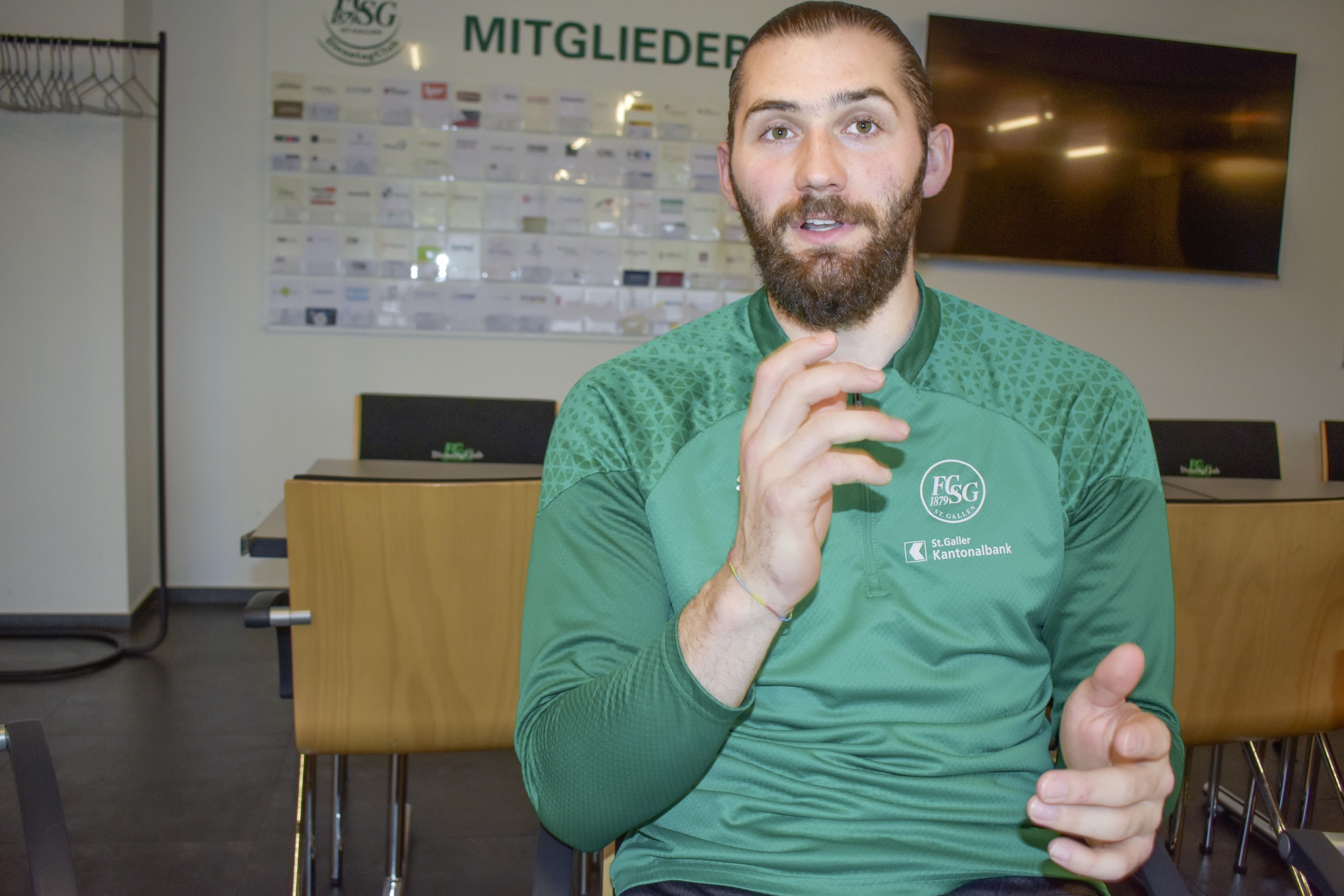 «Ich habe eine Riesenmotivation, um beim FC St. Gallen weiterzumachen», erzählt Lukas Watkowiak.