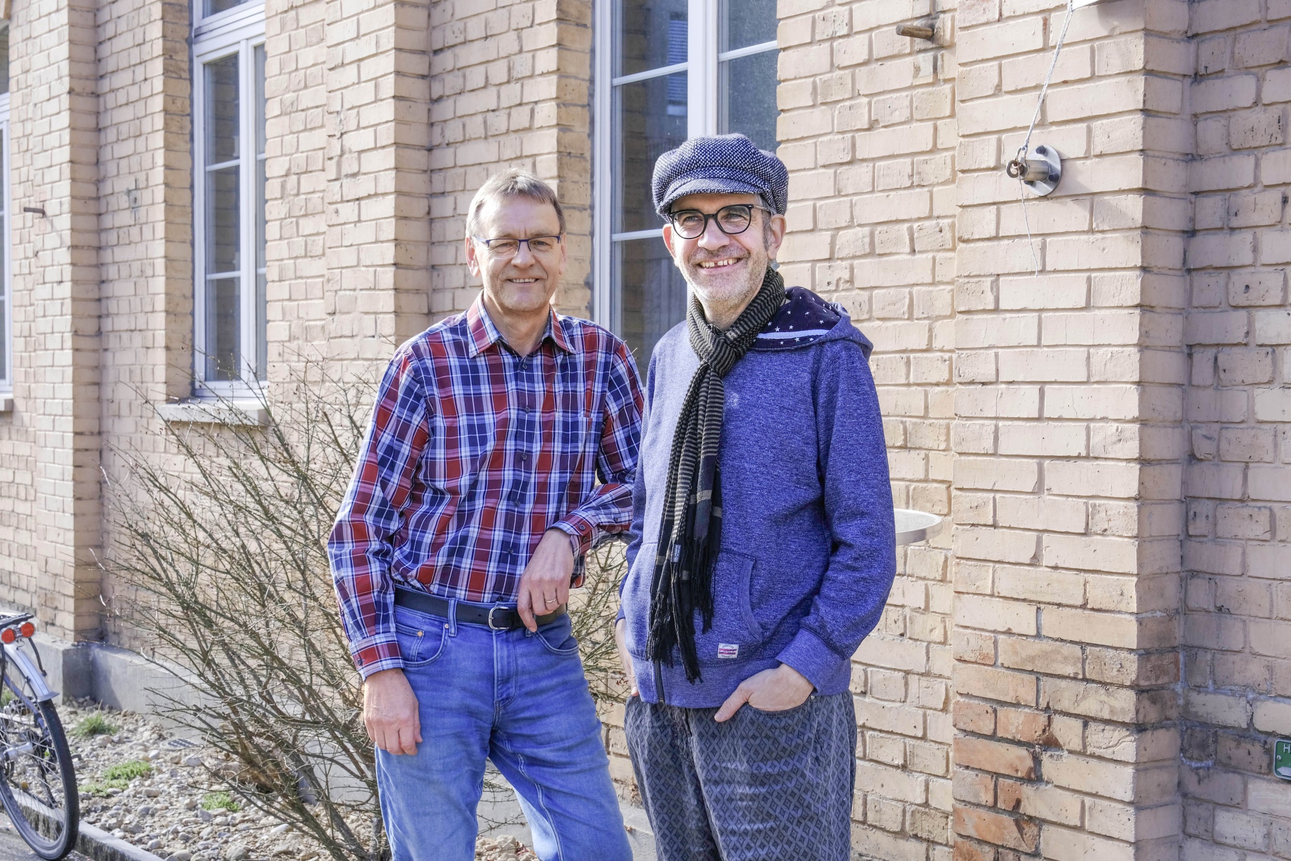 Für die Region: Andreas Helfenberger und Manuel Lehmann (v.l.).