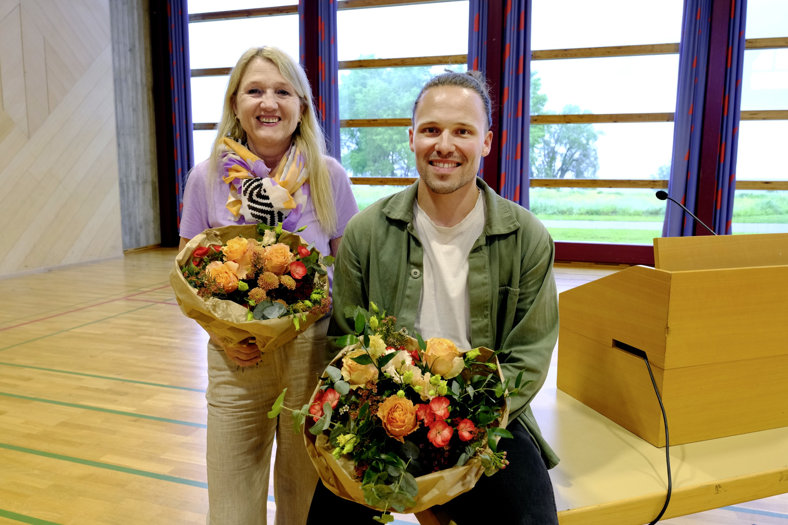 Felix Heller (SP) durfte das Parlamentspräsidium diese Woche an Esther Straub (Die Mitte) übergeben.