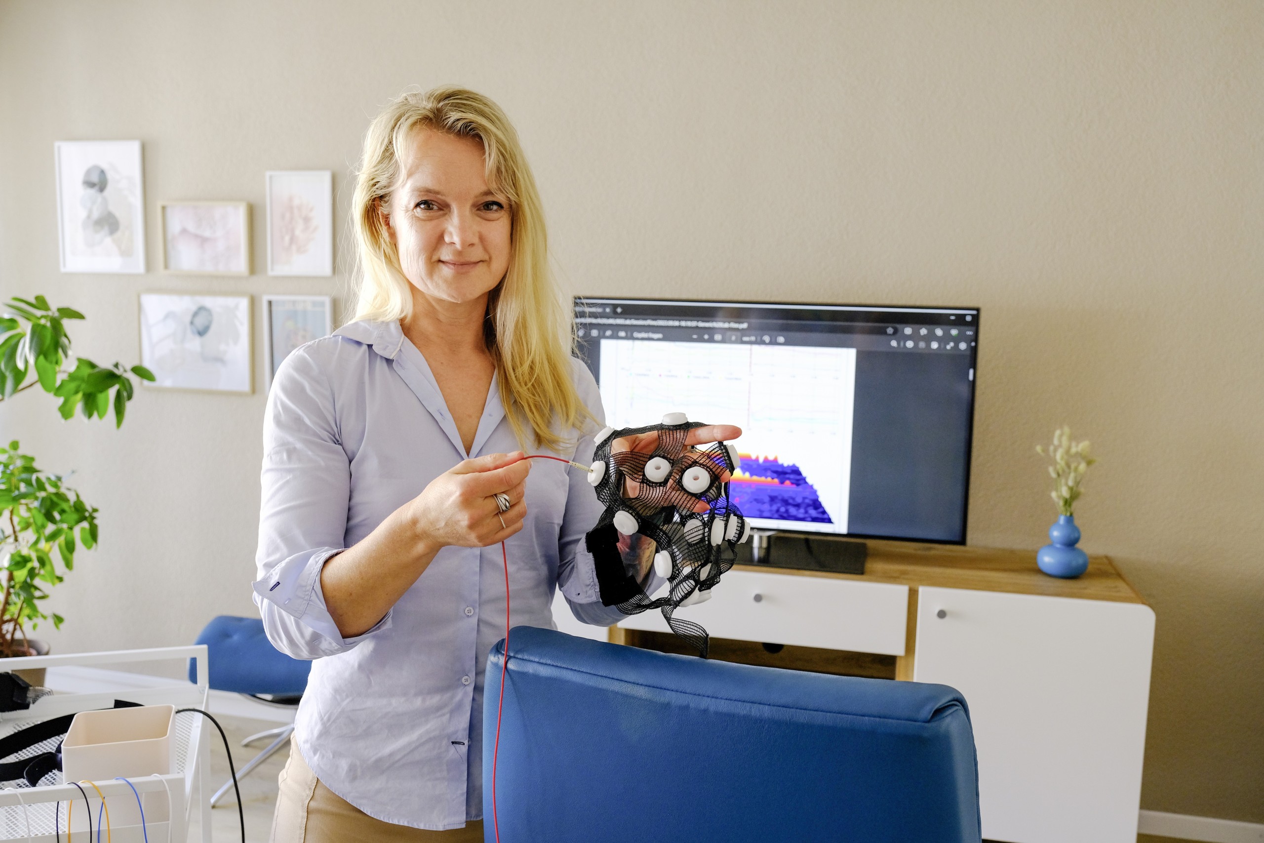 Inka Zellner trainiert die Gehirne ihrer Patientinnen und Patienten.