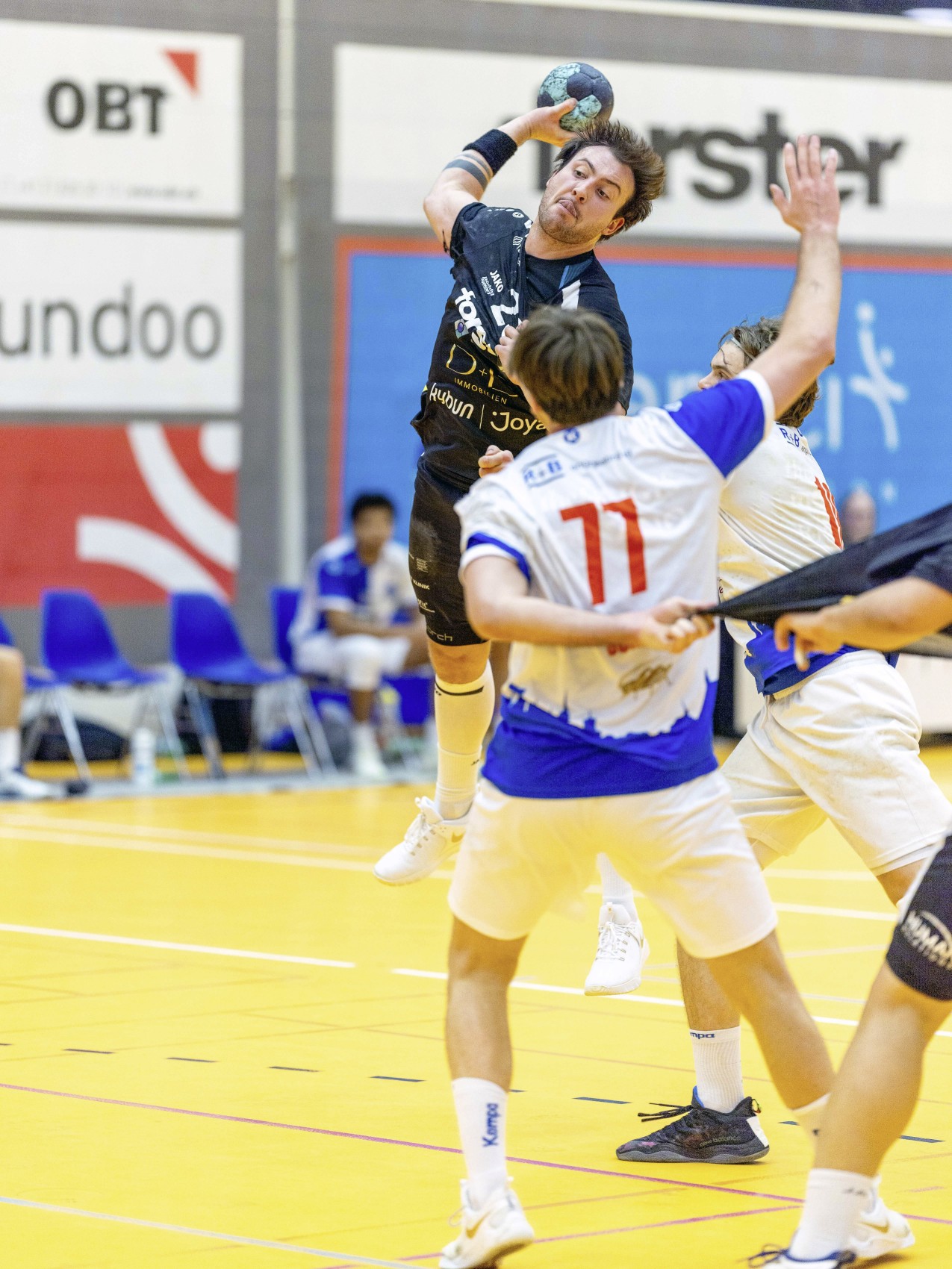 Thierry Gasser ist nach den ersten fünf Spielen der Saison mit 29 Toren Topscorer der NLB-Herrenmannschaft des HC Arbon.