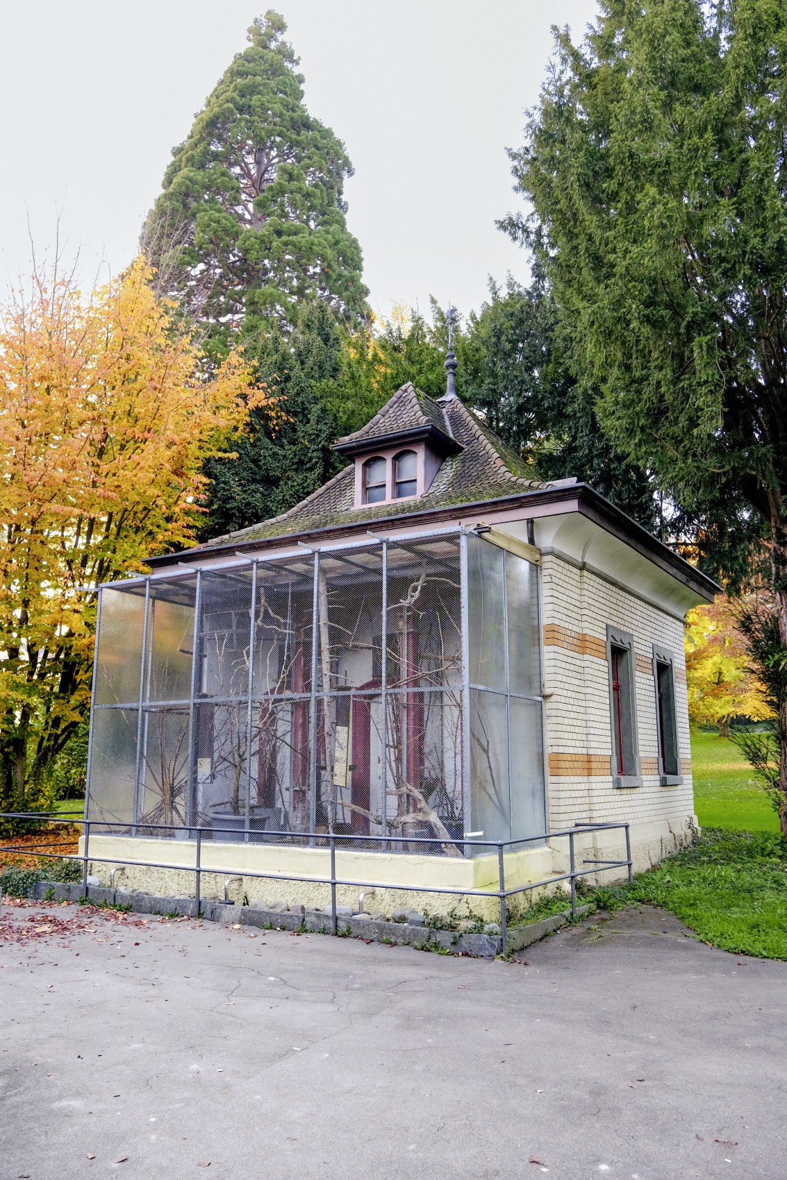 Ausgezogen: Die Arboner Voliere steht aufgrund einer Chlamydieninfektion derzeit leer.