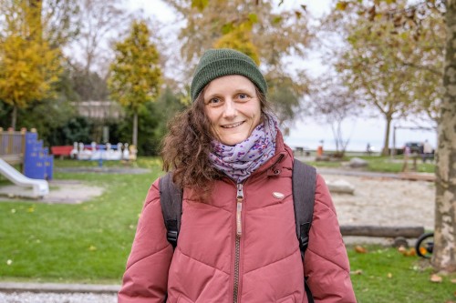 Maria Bringmann,  42 Jahre, zu Besuch in Arbon