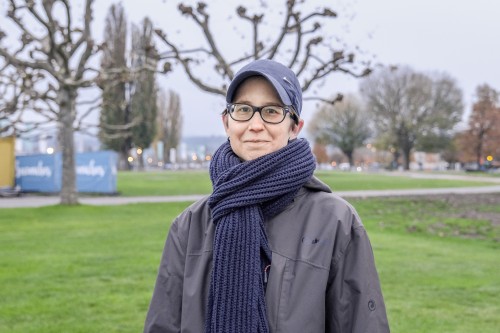 Ramona Tschumper,  40 Jahre, zu Besuch in Arbon