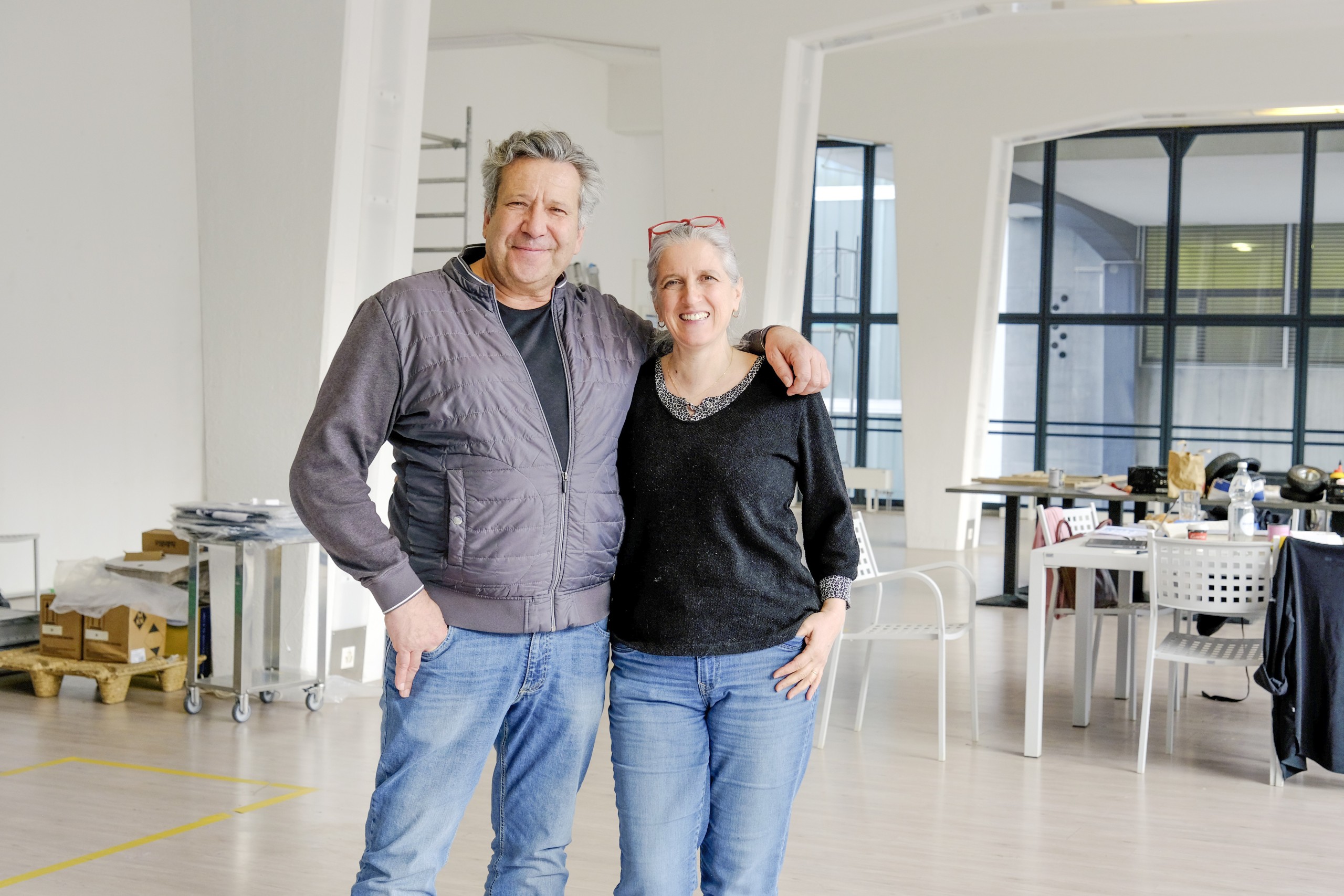 Noch ist der Raum im Umbruch, doch Thomas Glässing und Michela Abbondandolo haben eine ganz konkrete Vision für den ZIK-Treff.