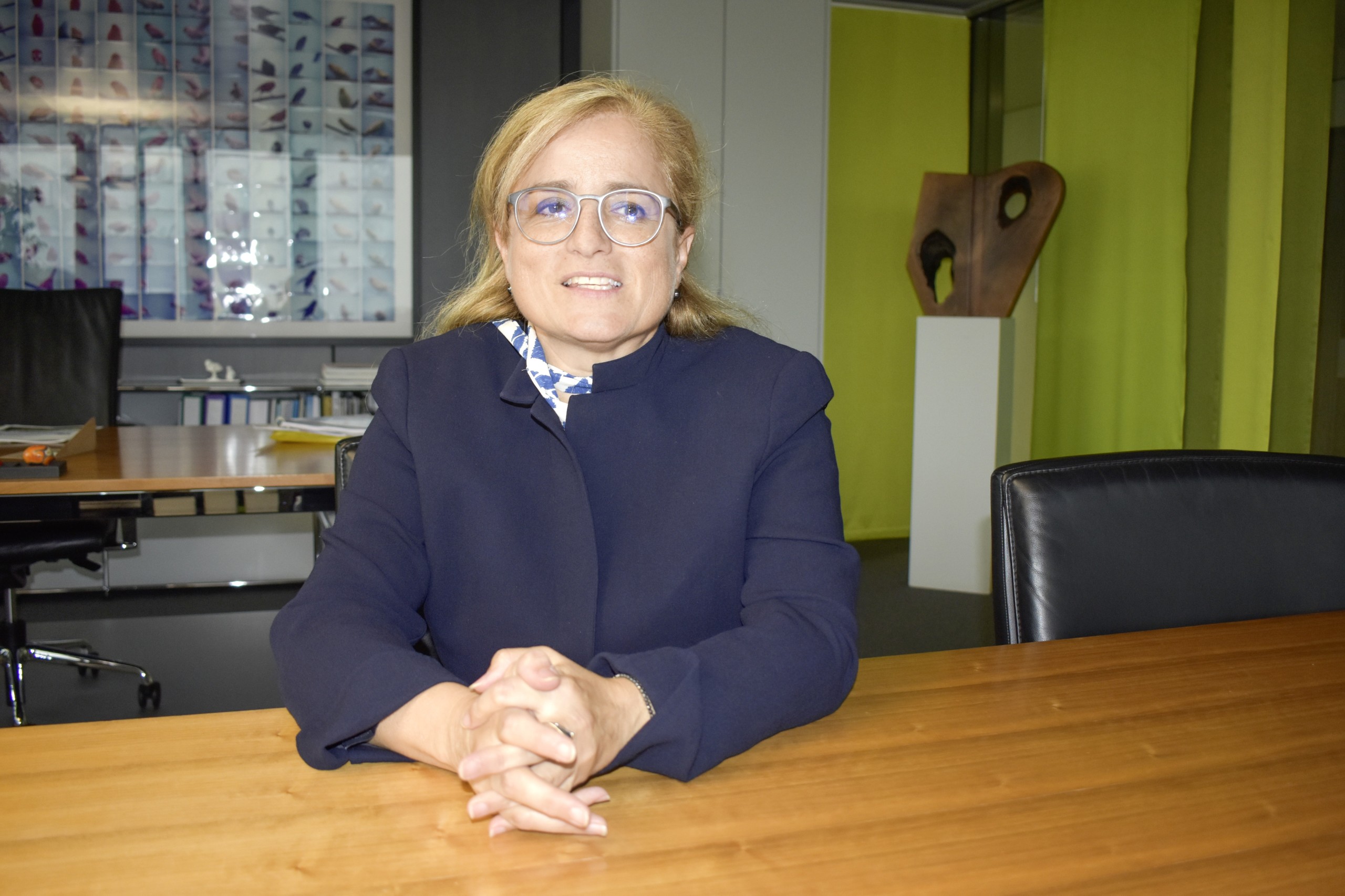 Als erste Frau im Amt will Maria Pappa Mädchen und Frauen ein Vorbild sein.