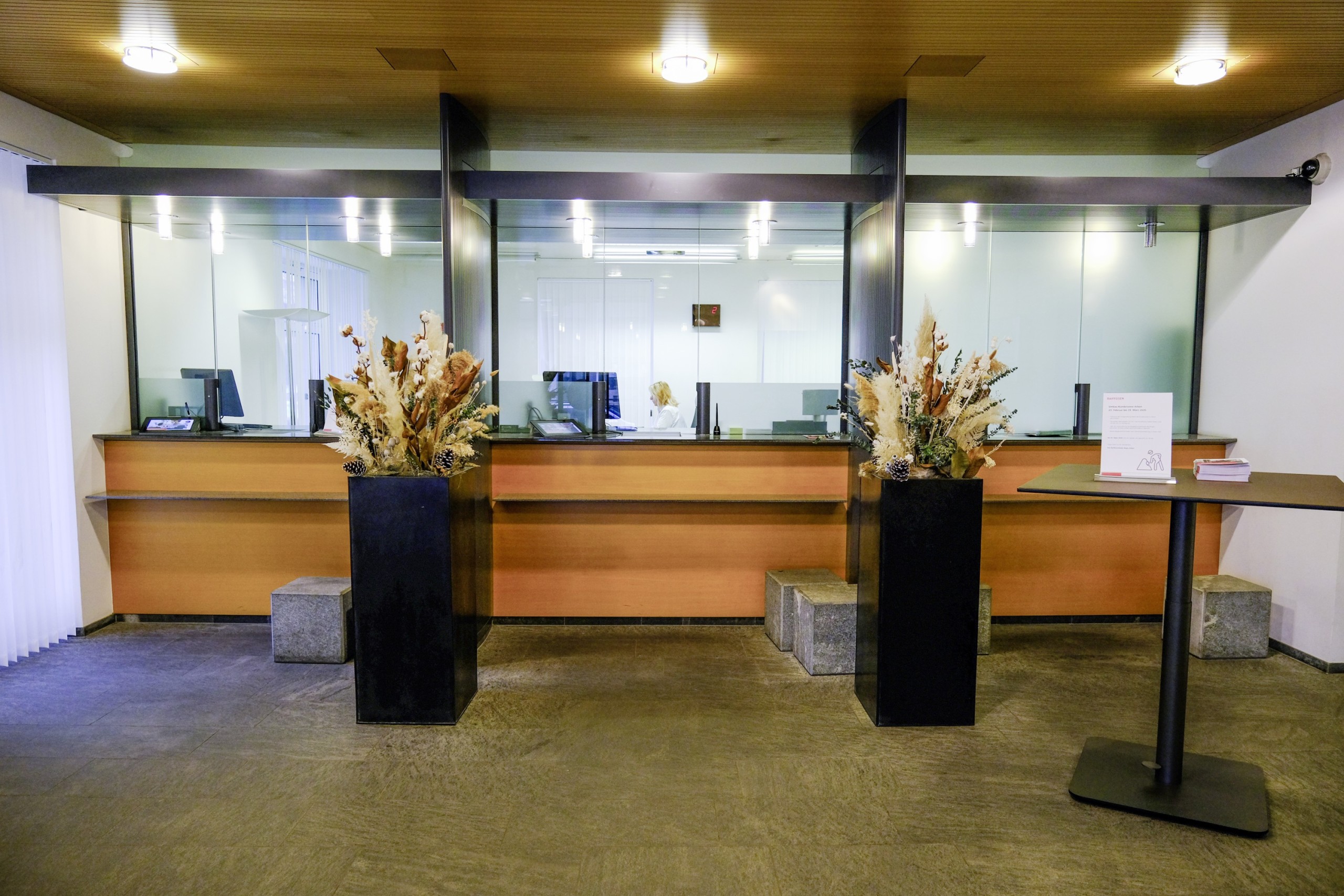 Der Kundenbereich der Raiffeisen Regio Arbon wird umgestaltet.