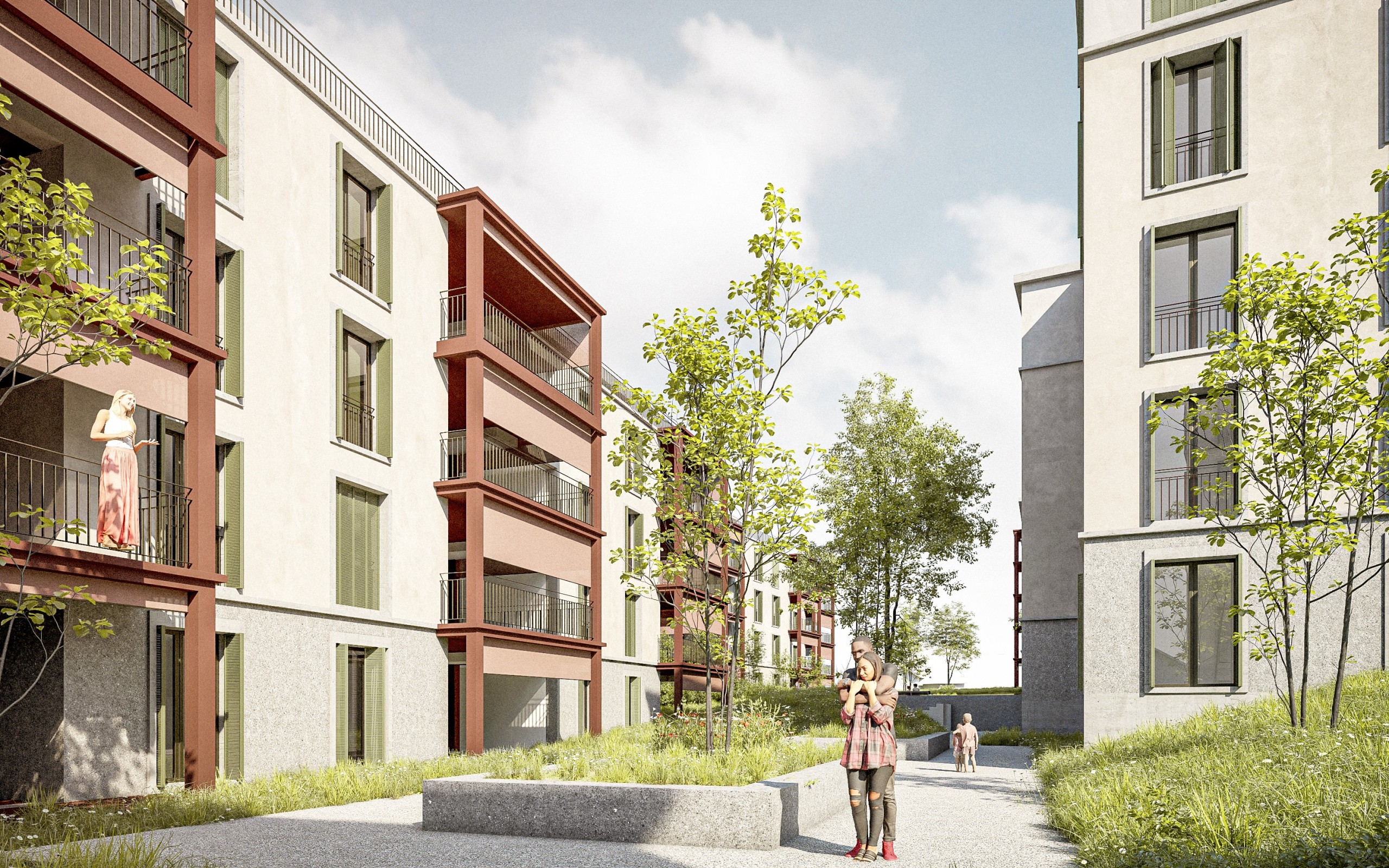 Die neue Überbauung an der Obstgartenstrasse soll mehr Grünfläche bieten.