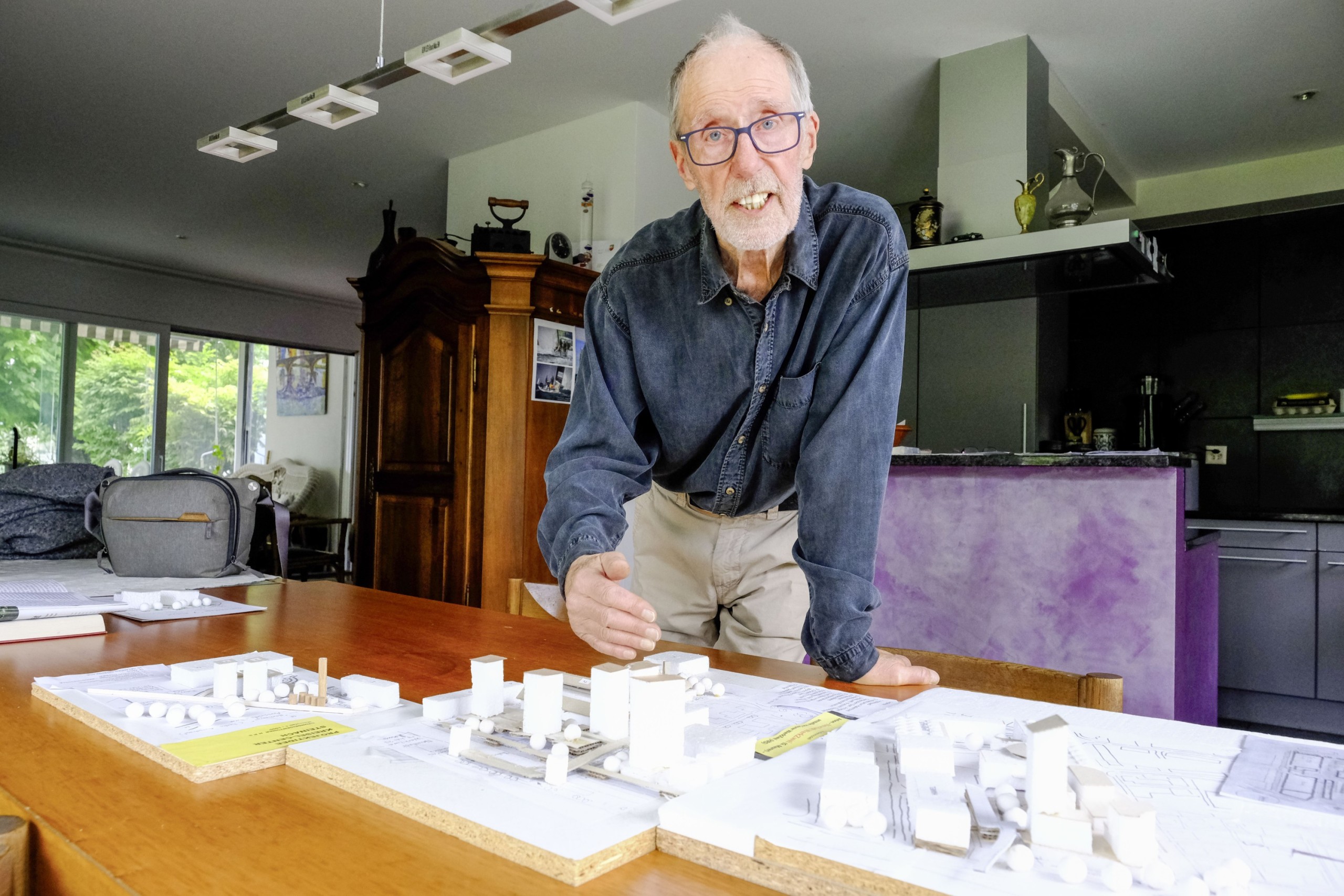 Gustav Maurer hat seine eigene Vision für die Stadtplanung von Arbon, ungeachtet dessen, dass bereits mehrere Projekte von unterschiedlichen Bauherrschaften an mehreren Standorten geplant sind.