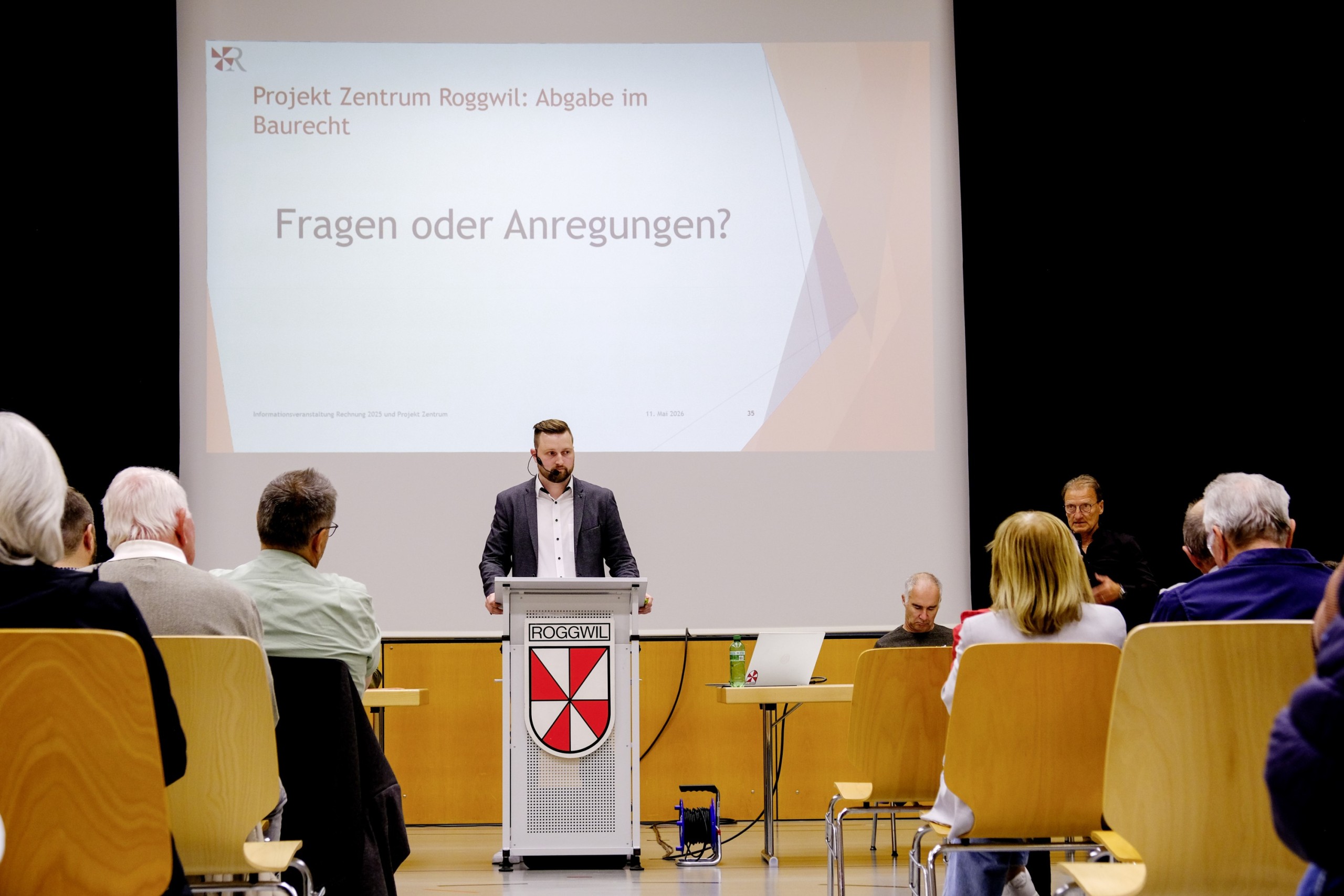 In Roggwil wurde erneut über das Projekt Zentrum diskutiert.