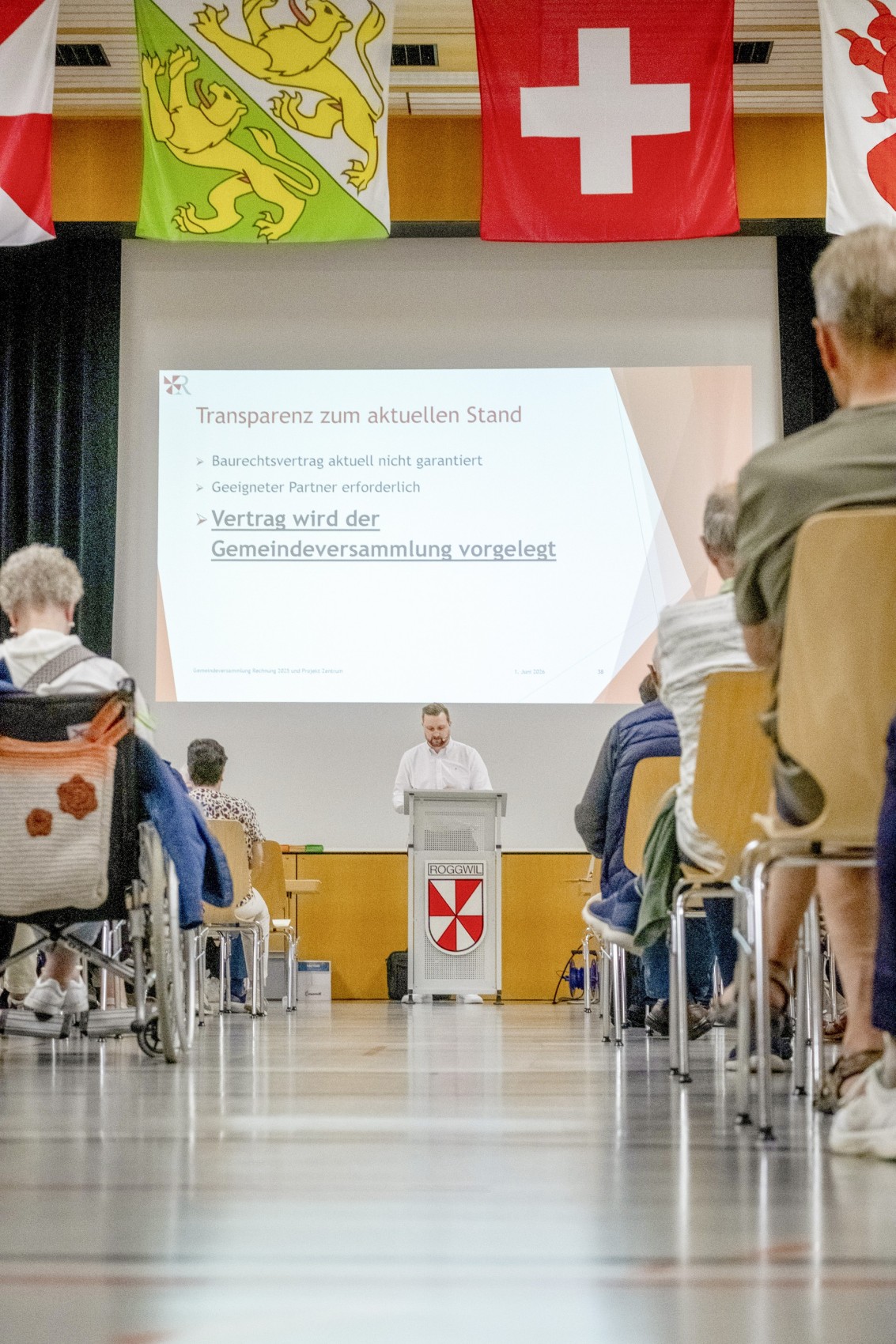 Kevin Länzlinger führte durch die GV.