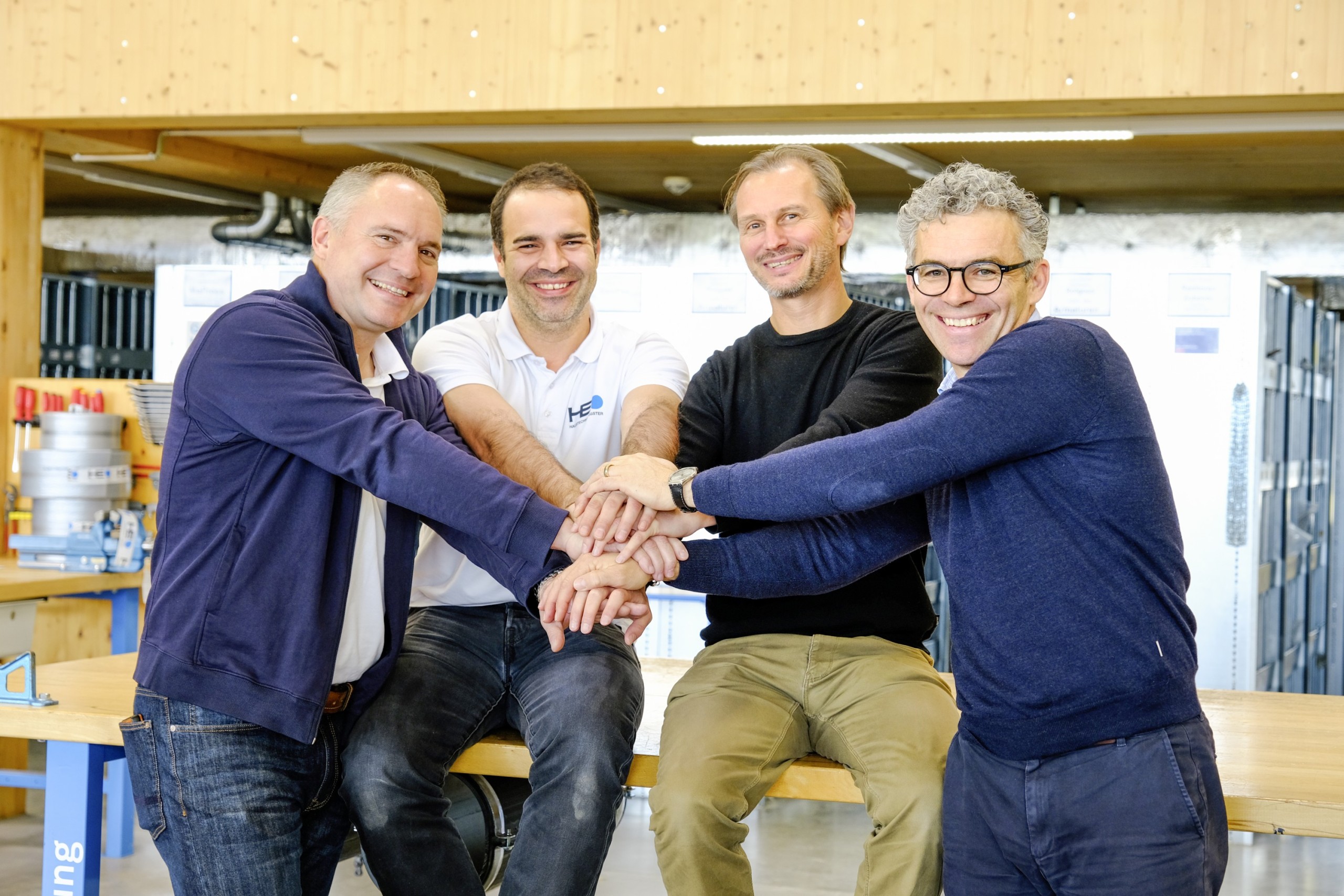 Neues Führungsteam (v.l.): Seit Januar 2026 leitet Andreas Albrecht das operative Geschäft der Haustechnik Eugster AG. Ebenfalls in der Geschäftsleitung sind Yves Mock, Bereichsleiter Admin/Finanzen/HR, und Patric Eberhart, Bereichsleiter Sanitär. Daniel Eugster bleibt VR-Präsident.