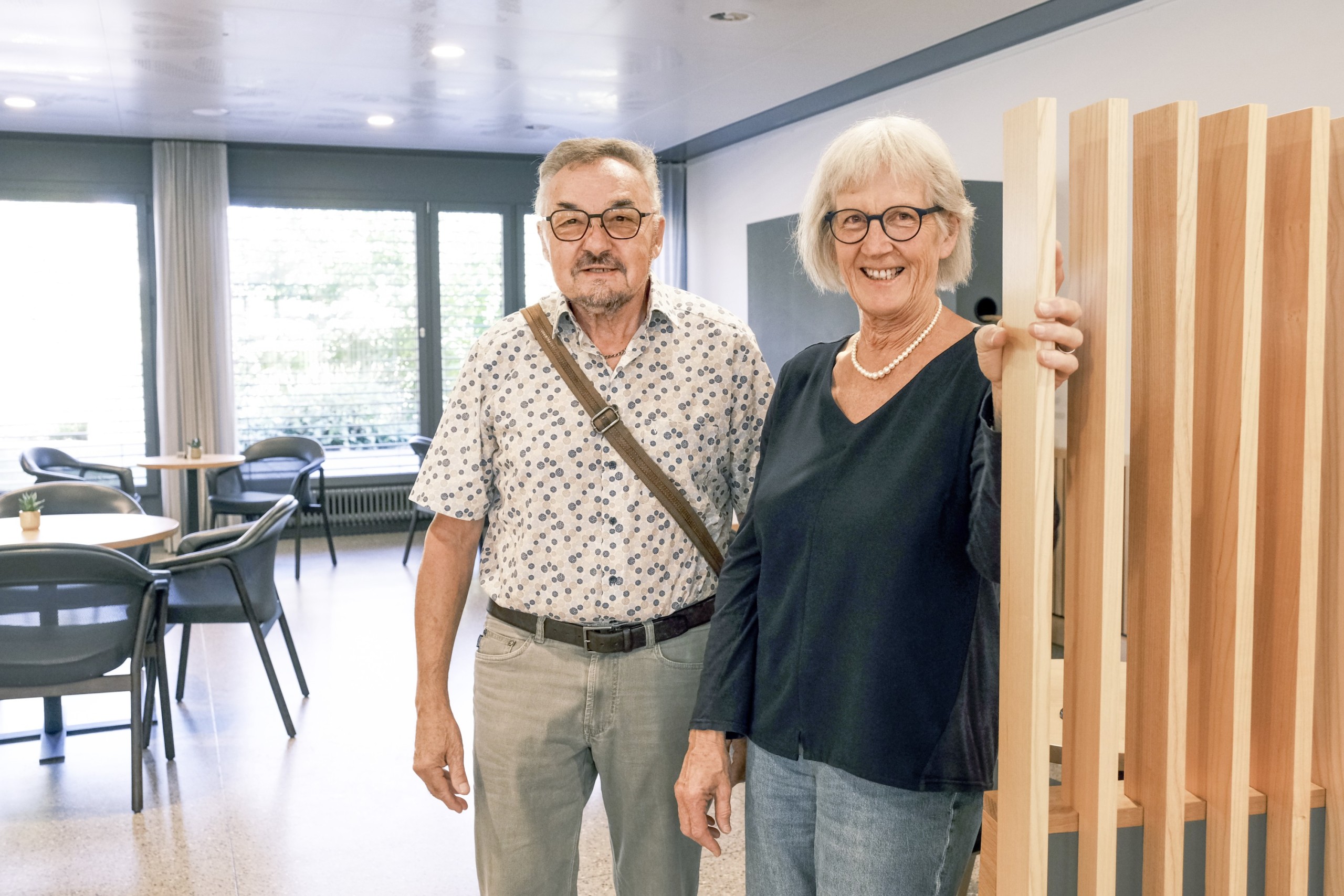 Fritz Neuenschwander und Maria Jutz leiten das Café Vergissmeinnicht.